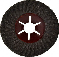 Value Collection - 4-1/2" Diam 7/8" Hole 36 Grit Fiber Disc - Very Coarse Grade, Silicon Carbide, 13,300 Max RPM - Apex Tool & Supply