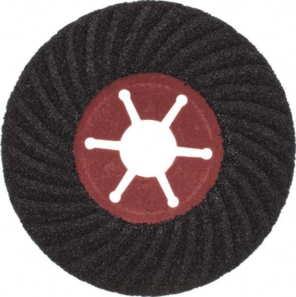Value Collection - 4-1/2" Diam 7/8" Hole 50 Grit Fiber Disc - Coarse Grade, Silicon Carbide, 13,300 Max RPM - Apex Tool & Supply