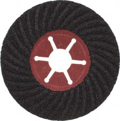 Value Collection - 4-1/2" Diam 7/8" Hole 50 Grit Fiber Disc - Coarse Grade, Silicon Carbide, 13,300 Max RPM - Apex Tool & Supply