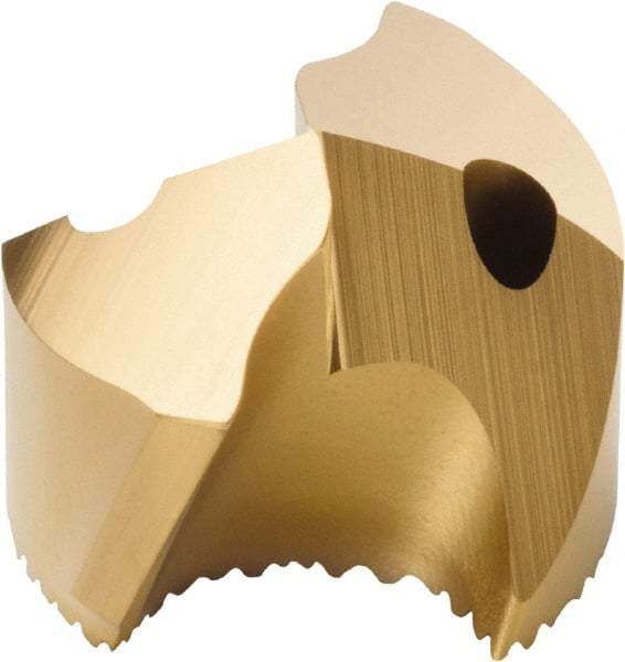 Seco - Series SD100, 21.5mm Diam 140° Replaceable Drill Tip - Carbide, TiAlN Finish, Through Coolant - Apex Tool & Supply