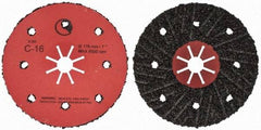 Value Collection - 7" Diam 7/8" Hole 16 Grit Fiber Disc - Very Coarse Grade, Silicon Carbide, 8,000 Max RPM - Apex Tool & Supply