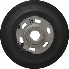 Made in USA - 4" Diam Disc Backing Ribbed Backing Pad - Hard Density, 13,500 RPM - Apex Tool & Supply