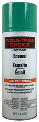 Rust-Oleum - Safety Green, Enamel Spray Paint - 8 to 12 Sq Ft per Can, 12 oz Container - Apex Tool & Supply