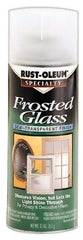 Rust-Oleum - 12 oz Frosted Glass Flat Finish Alkyd Enamel Paint - 8 to 10 Sq Ft per Gal, Interior, Direct to Metal - Apex Tool & Supply