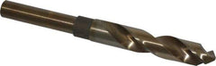 Chicago-Latrobe - 41/64" Drill, 118° Point, Cobalt Silver Deming & Reduced Shank Drill Bit - Bright Finish, 6" OAL, Straight Shank, 3-1/8" Flute Length, Right Hand Cut, Split Point, Spiral Flute, Regular Spiral - Apex Tool & Supply