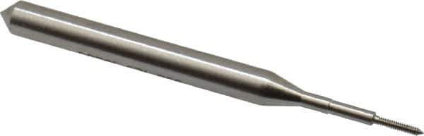 Balax - #000-120, Class Miniature, Single End Plug Thread Go Gage - High Speed Tool Steel, Handle Not Included - Apex Tool & Supply
