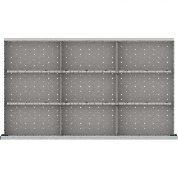 LISTA - 9-Compartment Drawer Divider Layout for 3.15" High Drawers - Apex Tool & Supply