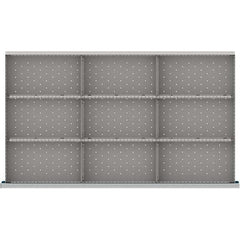 LISTA - 9-Compartment Drawer Divider Layout for 3.15" High Drawers - Apex Tool & Supply