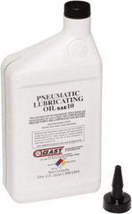 Gast - 1 Qt Air Compressor Lubricating Oil - Use with Gast Lubricated Vacuum Pumps, Air Compressors and Air Motors - Apex Tool & Supply