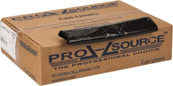 PRO-SOURCE - 1.35 mil Thick, Heavy-Duty Trash Bags - 33" Wide x 40" High, Black - Apex Tool & Supply