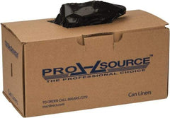 PRO-SOURCE - 80 Gal Capacity, 3 mil Thick, Contractor Trash Bags - Low-Density Polyethylene (LDPE), Roll Dispenser, Black - Apex Tool & Supply