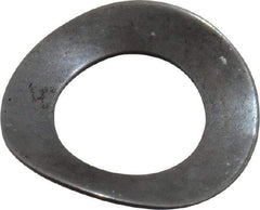 Gardner Spring - #10 Bolt, 0.2" ID, Grade 1074 Steel, Curved Disc Spring - 0.37" OD, 0.047" High, 0.009" Thick - Apex Tool & Supply