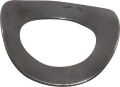 Gardner Spring - 1/4" Bolt, 0.265" ID, Grade 1074 Steel, Curved Disc Spring - 0.49" OD, 0.091" High, 0.008" Thick - Apex Tool & Supply