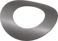 Gardner Spring - 3/8" Bolt, 0.395" ID, Grade 1074 Steel, Curved Disc Spring - 0.735" OD, 0.129" High, 0.011" Thick - Apex Tool & Supply