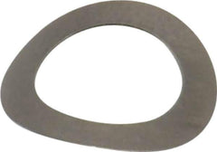 Gardner Spring - 1/4" Bolt, 0.269" ID, Grade 301 Stainless Steel, Curved Disc Spring - 0.423" OD, 0.055" High, 0.008" Thick - Apex Tool & Supply
