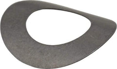 Gardner Spring - 1/4" Bolt, 0.265" ID, Grade 301 Stainless Steel, Curved Disc Spring - 0.49" OD, 0.091" High, 0.008" Thick - Apex Tool & Supply