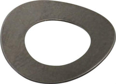 Gardner Spring - 1/4" Bolt, 0.265" ID, Grade 301 Stainless Steel, Curved Disc Spring - 0.49" OD, 1/16" High, 0.011" Thick - Apex Tool & Supply
