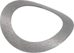 Gardner Spring - 5/16" Bolt, 0.331" ID, Grade 301 Stainless Steel, Curved Disc Spring - 0.49" OD, 0.077" High, 0.008" Thick - Apex Tool & Supply
