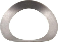 Gardner Spring - 1/2" Bolt, 17/32" ID, Grade 301 Stainless Steel, Curved Disc Spring - 0.795" OD, 0.129" High, 0.011" Thick - Apex Tool & Supply