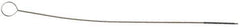 PRO-SOURCE - 4-1/2" Long x 1/2" Diam Horsehair Bristle Brush - Single Spiral, 42" OAL, 0.005" Filament Diam, 0.142" Shank Diam - Apex Tool & Supply