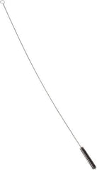 PRO-SOURCE - 4-1/2" Long x 3/4" Diam Horsehair Bristle Brush - Single Spiral, 42" OAL, 0.008" Filament Diam, 0.142" Shank Diam - Apex Tool & Supply