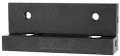 Snap Jaws - 4" Wide x 1-1/8" High x 9/16" Thick, Flat/No Step Vise Jaw - Soft, Steel, Fixed Jaw, Compatible with 4" Vises - Apex Tool & Supply