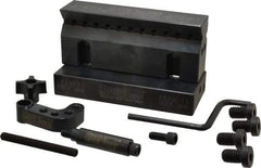Snap Jaws - 6" Wide x 1-1/8" High x 1/8" Thick, V-Groove Vise Jaw - Steel, Fixed Jaw, Compatible with 6" Vises - Apex Tool & Supply