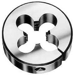 Interstate - 1-14 UNS High Speed Steel Round Adjustable Die - Apex Tool & Supply