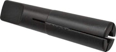Collis Tool - 1/2 Inch Tap, 1-3/32 Inch Tap Entry Depth, MT3 Taper Shank, Split Sleeve Tapping Driver - 1/4 Inch Projection, 0.367 Inch Tap Shank Diameter, 0.275 Inch Tap Shank Square - Exact Industrial Supply