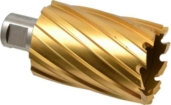 Hougen - 1-11/16" Diam x 2" Deep High Speed Steel Annular Cutter - Apex Tool & Supply