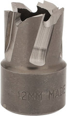 Hougen - 12mm Diam x 1/4" Deep High Speed Steel Annular Cutter - Apex Tool & Supply