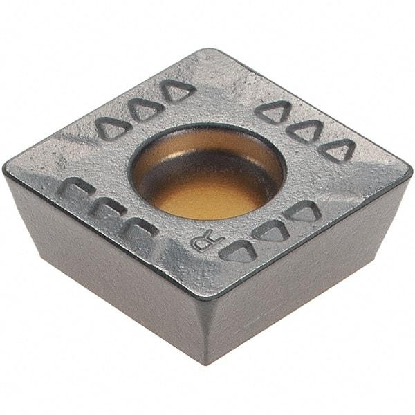 Kennametal - SDPT43 GB2 Grade KCK15 Carbide Milling Insert - TiN/TiCN/Al2O3 Finish, 3/16" Thick, 1/2" Inscribed Circle, 0.8mm Corner Radius - Apex Tool & Supply