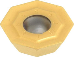 Kennametal - OFKT64 GB Grade KC725M Carbide Milling Insert - TiN/TiCN/TiN Finish, 0.2362" Thick, 0.7362" Inscribed Circle, 1.2mm Corner Radius - Apex Tool & Supply