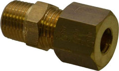 Legris - 6mm OD, Brass Male Connector - 460 Max Working psi, -40 to 210°F, Comp x MBSPT Ends - Apex Tool & Supply