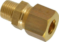 Legris - 10mm OD, Brass Male Connector - 330 Max Working psi, -40 to 210°F, Comp x MBSPT Ends - Apex Tool & Supply