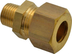 Legris - 12mm OD, Brass Male Connector - 320 Max Working psi, -40 to 210°F, Comp x MBSPT Ends - Apex Tool & Supply