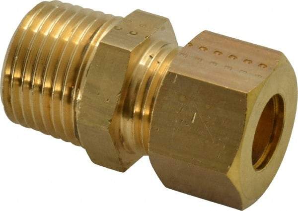 Legris - 12mm OD, Brass Male Connector - 320 Max Working psi, -40 to 210°F, Comp x MBSPT Ends - Apex Tool & Supply