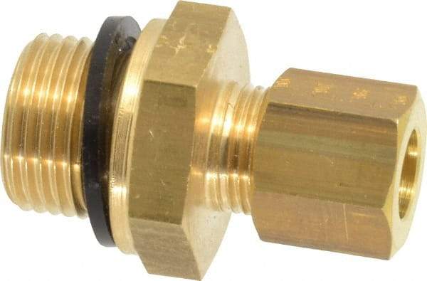 Legris - 8mm OD, Brass Male Connector - 320 Max Working psi, -40 to 210°F, Comp x MBSPP Ends - Apex Tool & Supply