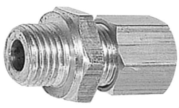 Legris - 10mm OD, Brass Male Connector - 330 Max Working psi, -40 to 210°F, Comp x Metric Thread Ends - Apex Tool & Supply
