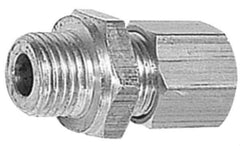 Legris - 10mm OD, Brass Male Connector - 330 Max Working psi, -40 to 210°F, Comp x Metric Thread Ends - Apex Tool & Supply