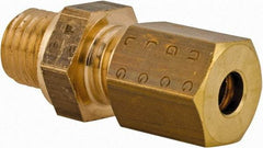 Legris - 4mm OD, Brass Male Connector - 300 Max Working psi, -40 to 210°F, Comp x Metric Thread Ends - Apex Tool & Supply