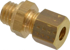 Legris - 6mm OD, Brass Male Connector - 460 Max Working psi, -40 to 210°F, Comp x Metric Thread Ends - Apex Tool & Supply