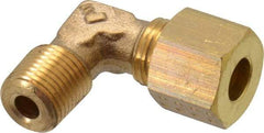 Legris - 6mm OD, Brass Male Elbow - 460 Max Working psi, -40 to 210°F, Comp x MBSPT Ends - Apex Tool & Supply
