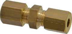 Legris - 4mm OD, Brass Union - 300 Max Working psi, -40 to 210°F, Comp x Comp Ends - Apex Tool & Supply