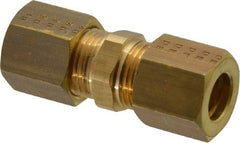 Legris - 8mm OD, Brass Union - 320 Max Working psi, -40 to 210°F, Comp x Comp Ends - Apex Tool & Supply
