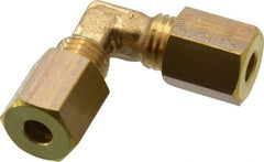 Legris - 4mm OD, Brass Union Elbow - 300 Max Working psi, -40 to 210°F, Comp x Comp Ends - Apex Tool & Supply