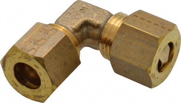 Legris - 10mm OD, Brass Union Elbow - 330 Max Working psi, -40 to 210°F, Comp x Comp Ends - Apex Tool & Supply