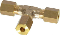 Legris - 4mm OD, Brass Union Tee - 300 Max Working psi, -40 to 210°F, Comp x Comp x Comp Ends - Apex Tool & Supply