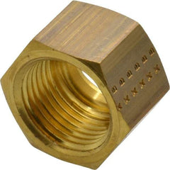 Legris - 12mm OD, Brass Nut - 320 Max Working psi, -40 to 210°F, Comp Ends - Apex Tool & Supply