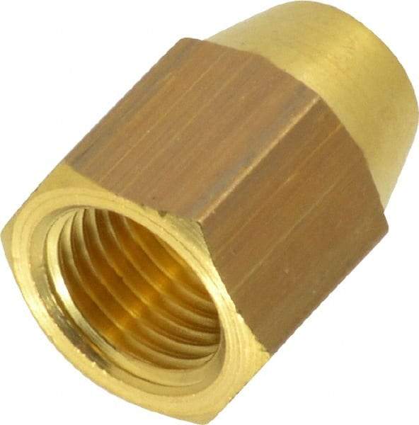 Legris - 6mm OD, Brass Taper Nut - 460 Max Working psi, -40 to 210°F, Comp Ends - Apex Tool & Supply